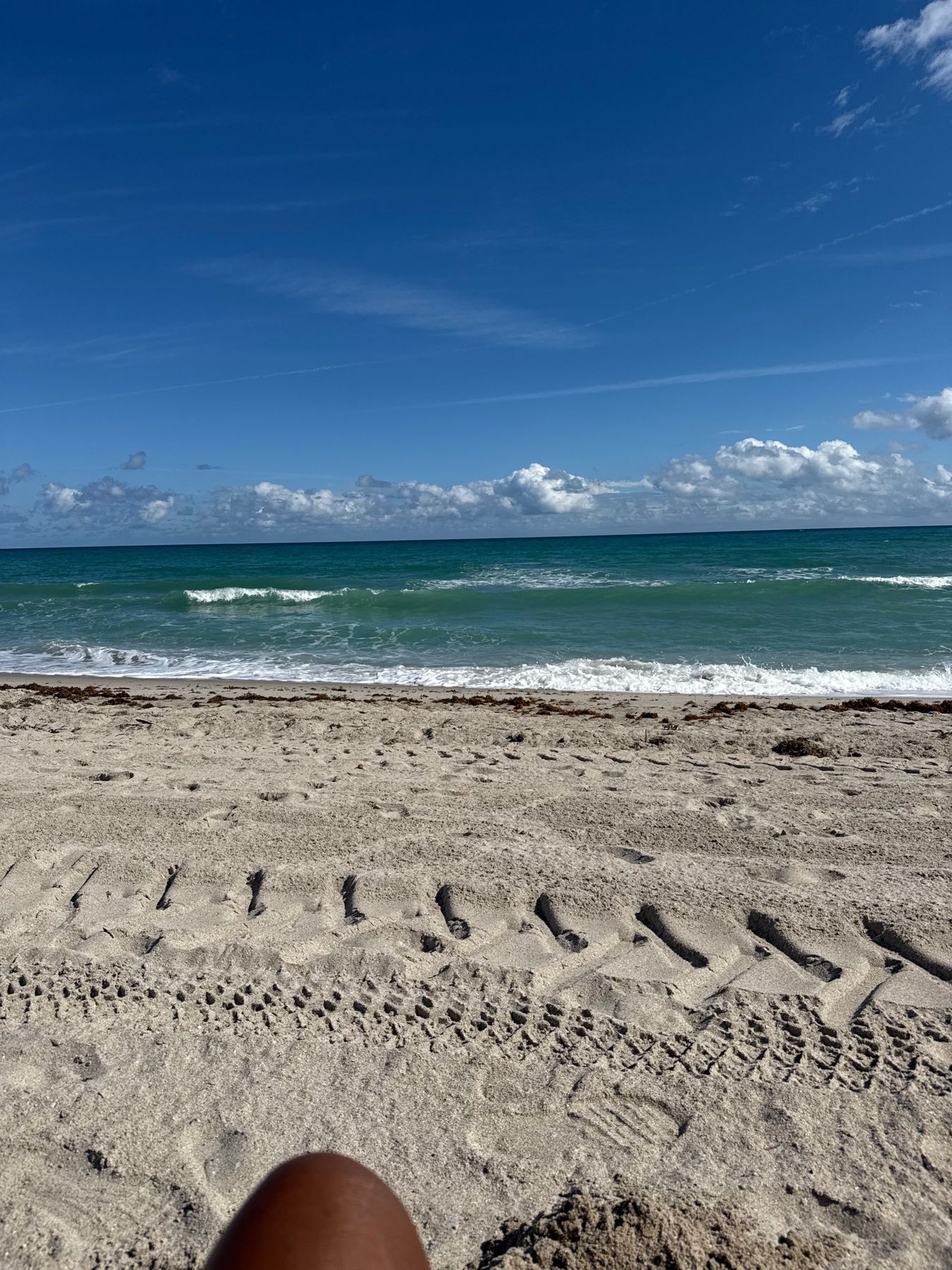 Quiet beach with turquoise water