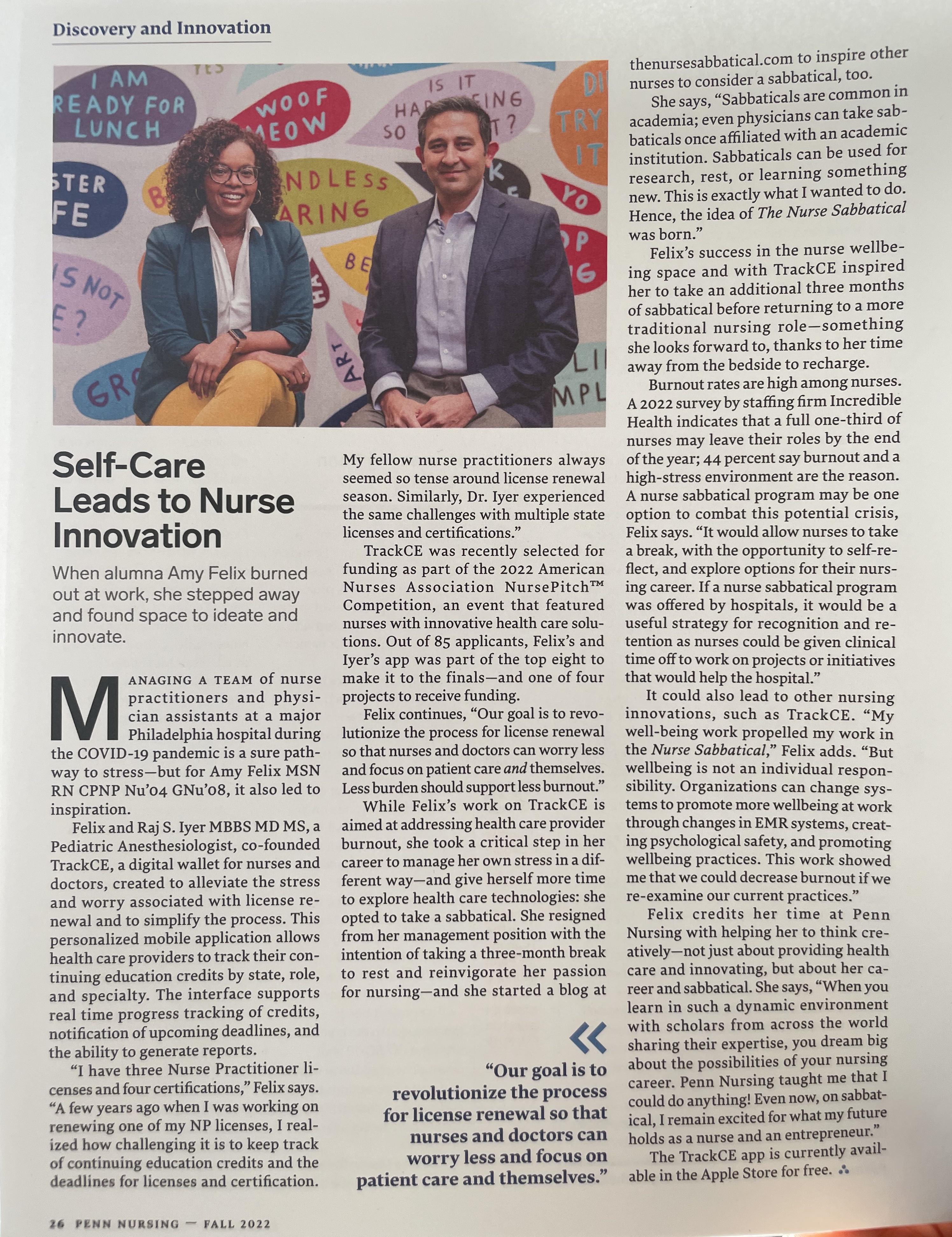 PENN Nursing Article