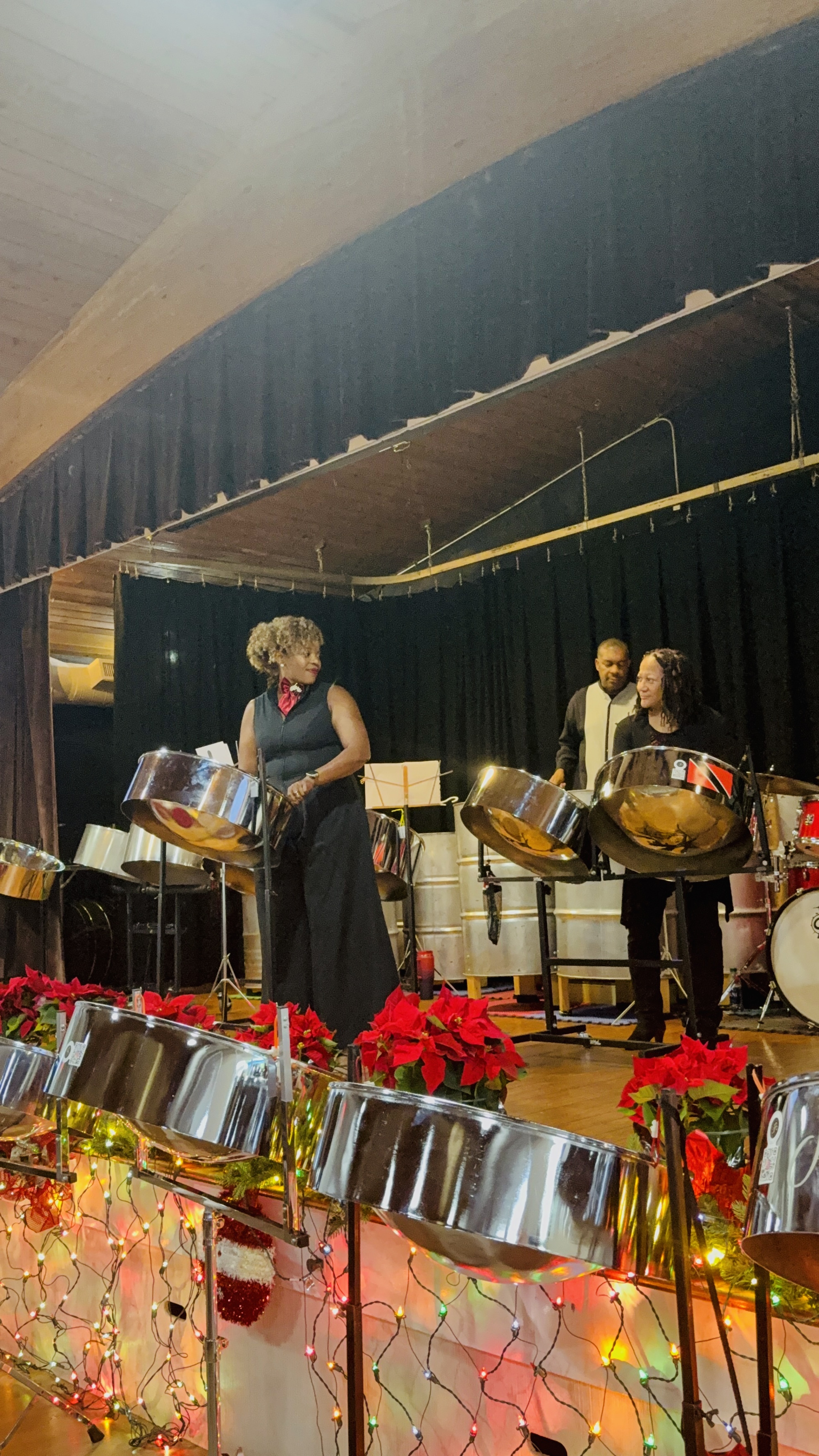 Playing the Steel Pan at Holiday Recital